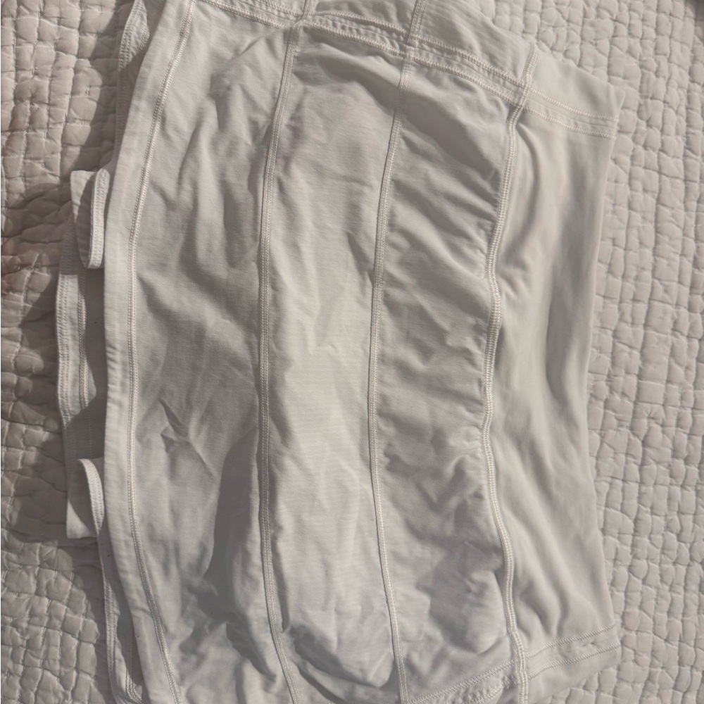 Lululemon Athletica White Mini Skirt